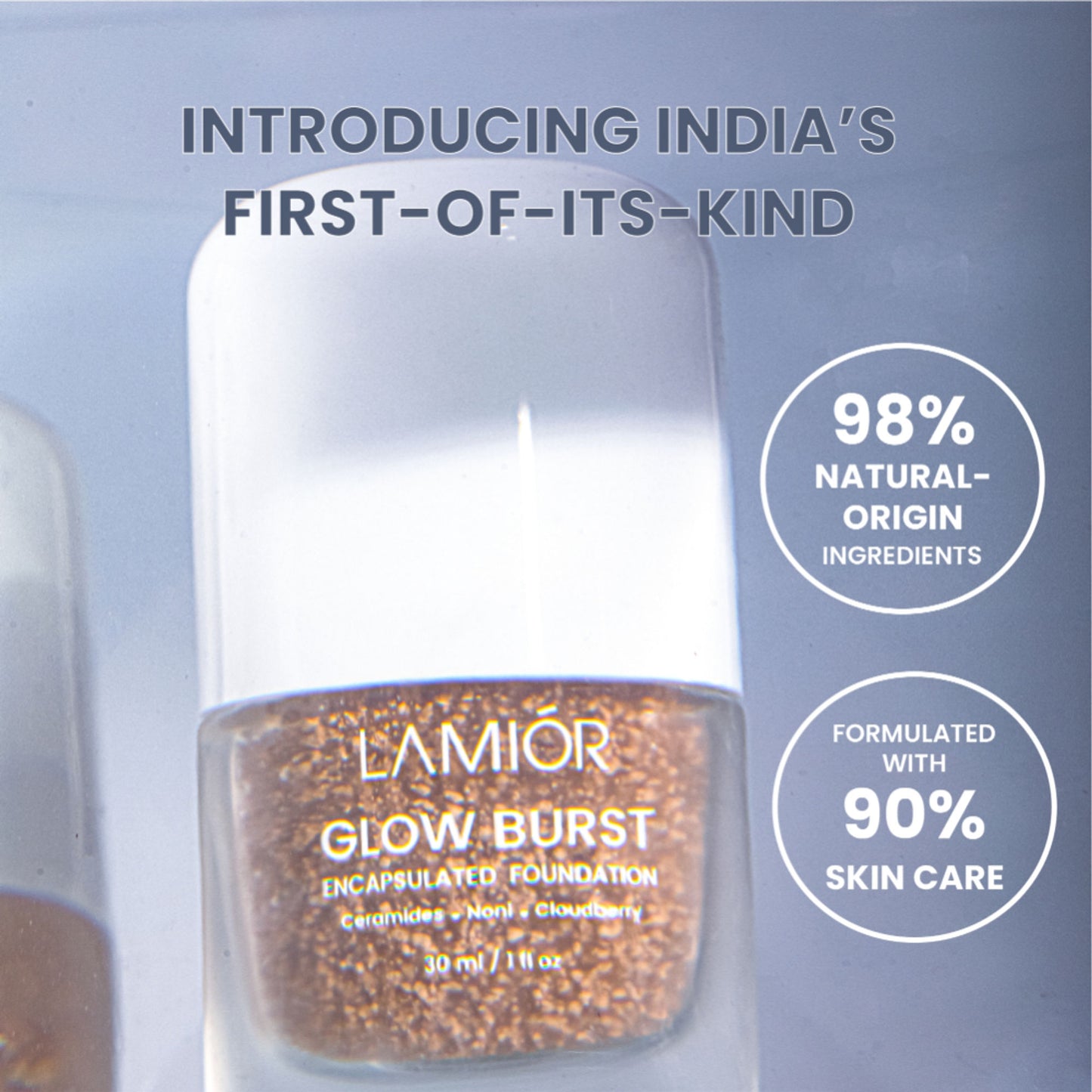 La Mior Glow Burst Encapsulated Foundation - Medium-tan