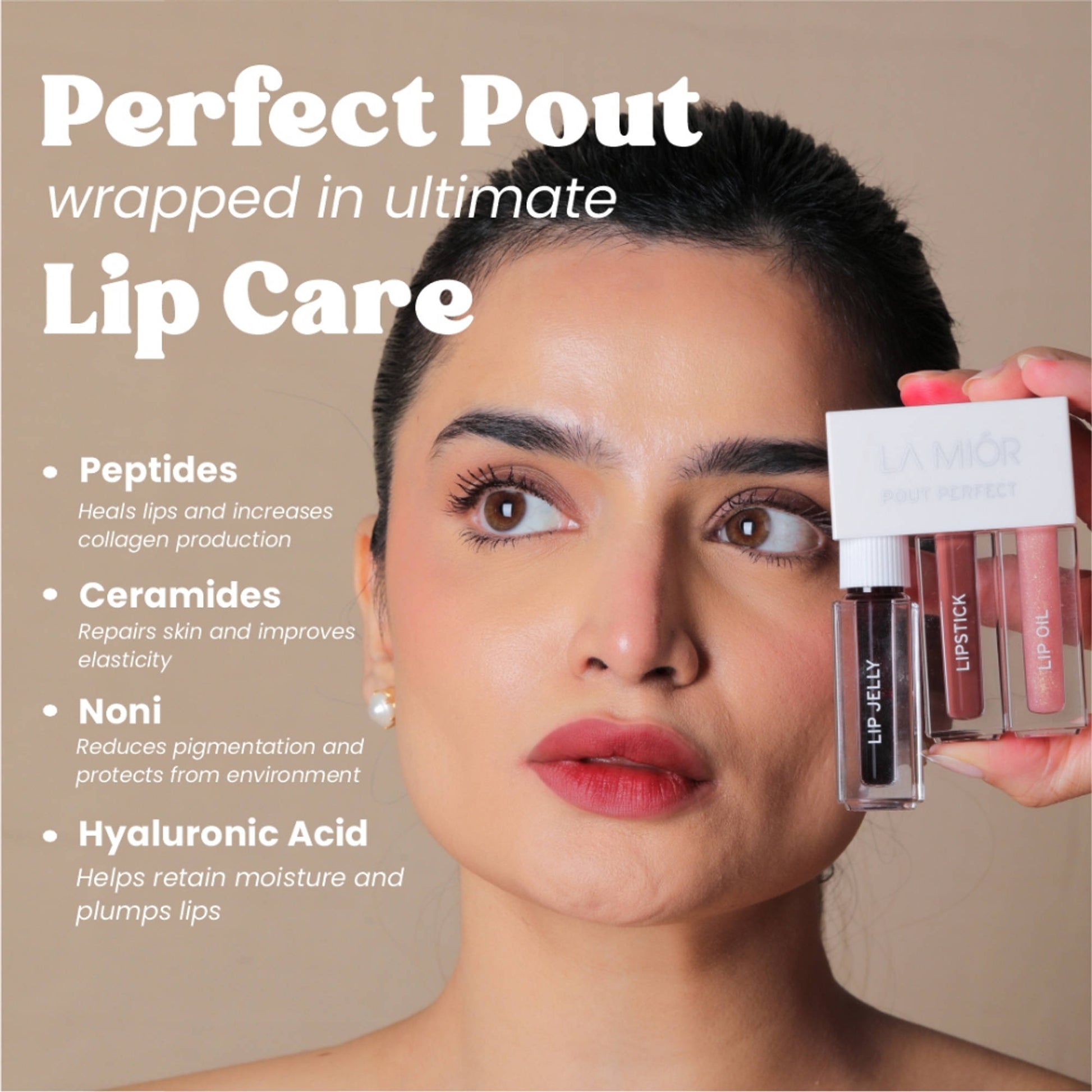 La Mior Pout Perfect 3 - In - 1 Lip Kit