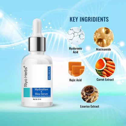Riyo Herbs Hydration & Glow Serum Boosts Radiance for Men and Women