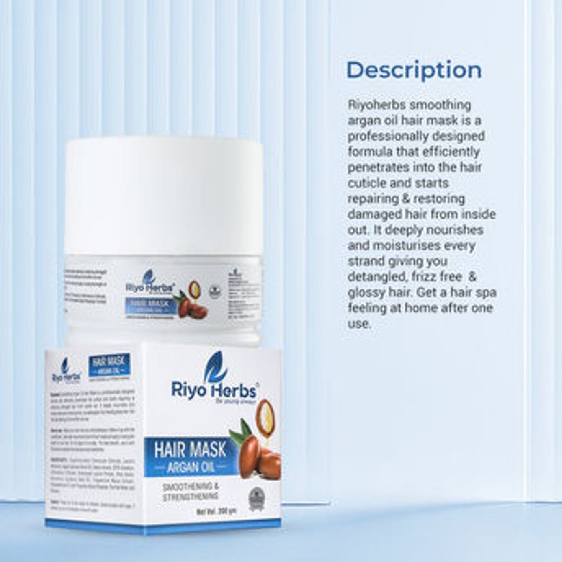 Riyo Herbs Argan Oil Hair Mask Enriched with the Goodness of Shea Butter