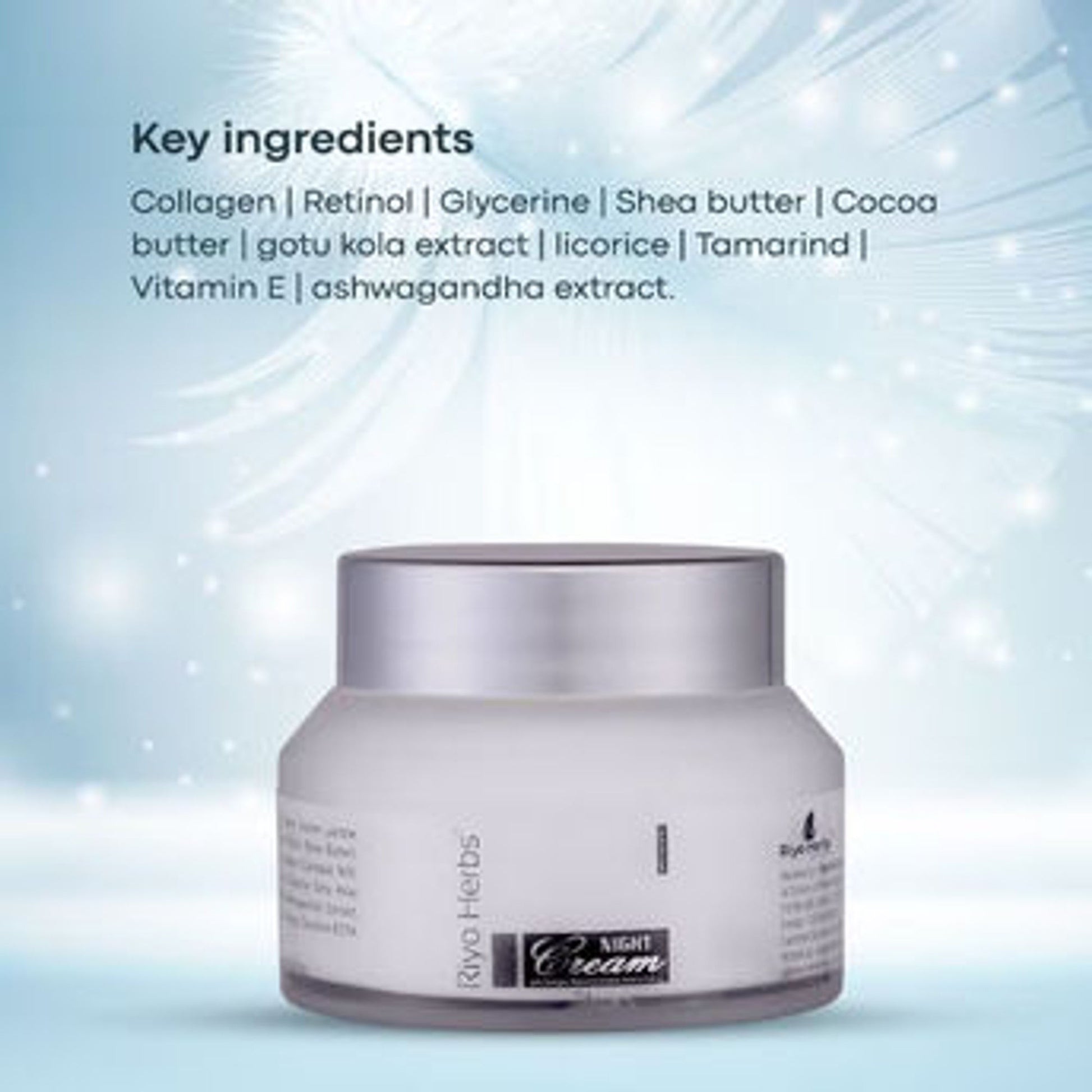 Riyo Herbs Night Cream With Butter & Shea Butter