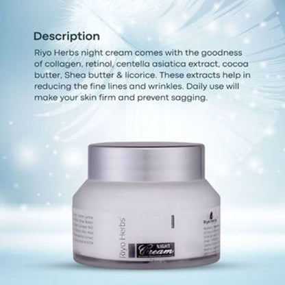 Riyo Herbs Night Cream With Butter & Shea Butter