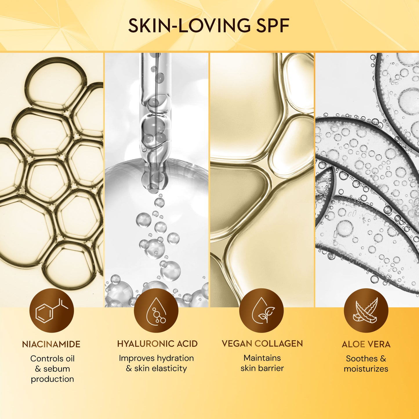 SUGAR Tan Ban 4% Niacinamide Sunscreen Light Gel SPF 50+ PA++++