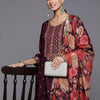 Dhiyona VA Women'sFloral Embroidered Regular Sequinned Kurta with Trousers & With Dupatta