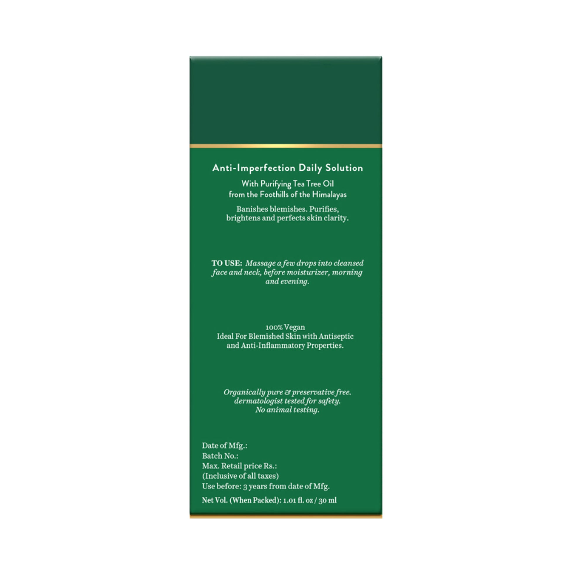 Biotique Advanced Organics Tea Tree Anti-imperfection Daily Solution