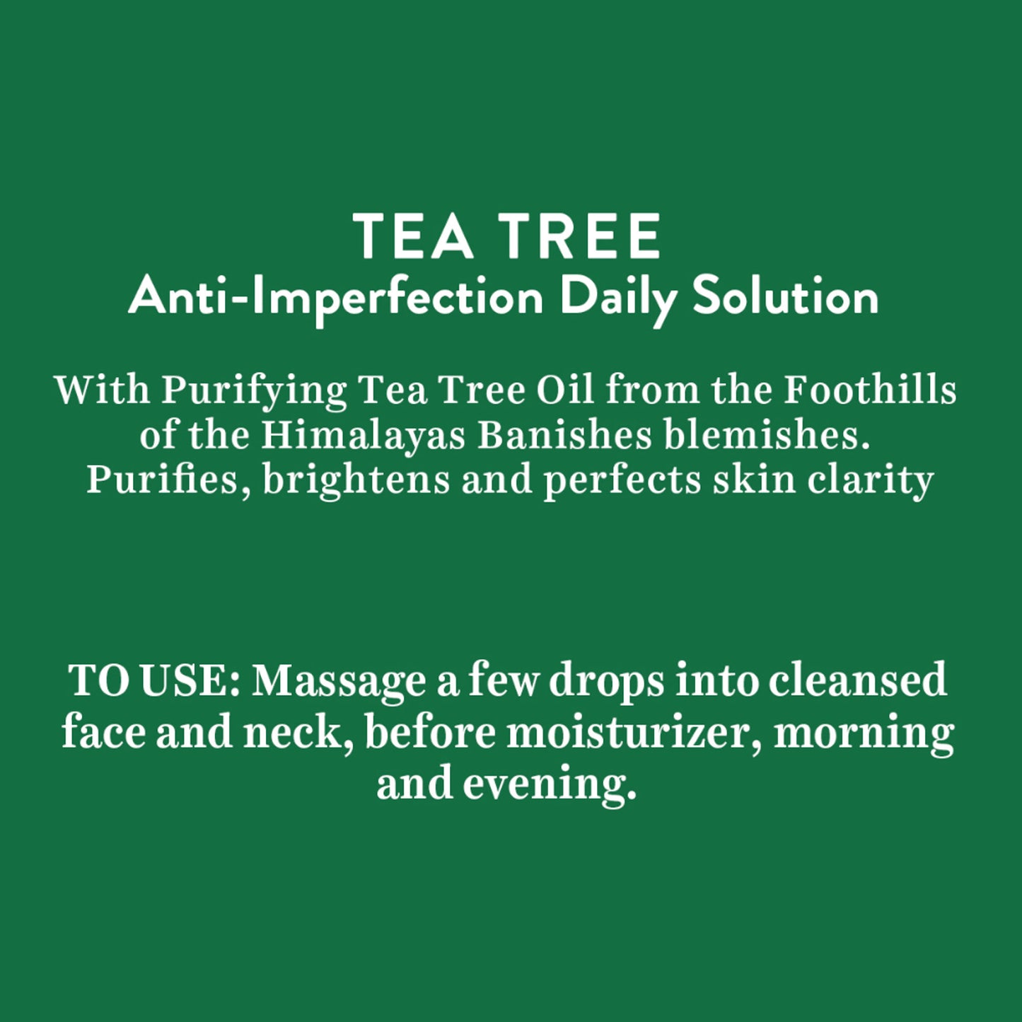 Biotique Advanced Organics Tea Tree Anti-imperfection Daily Solution