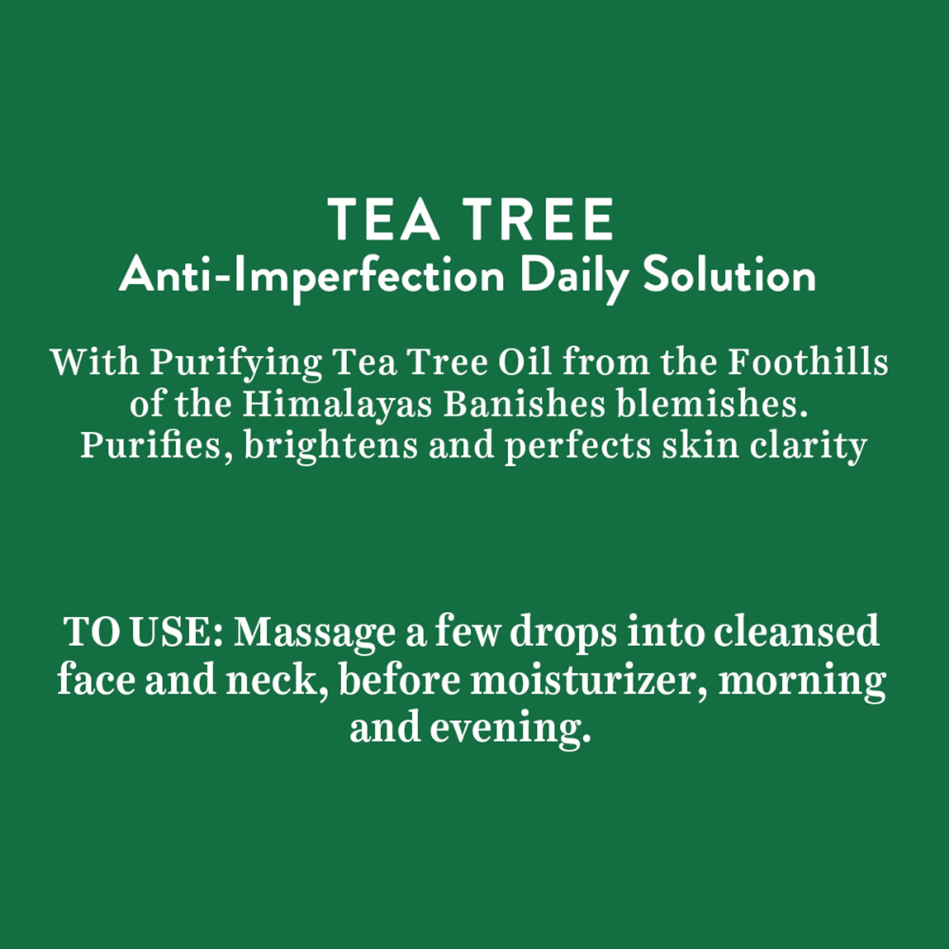 Biotique Advanced Organics Tea Tree Anti-imperfection Daily Solution