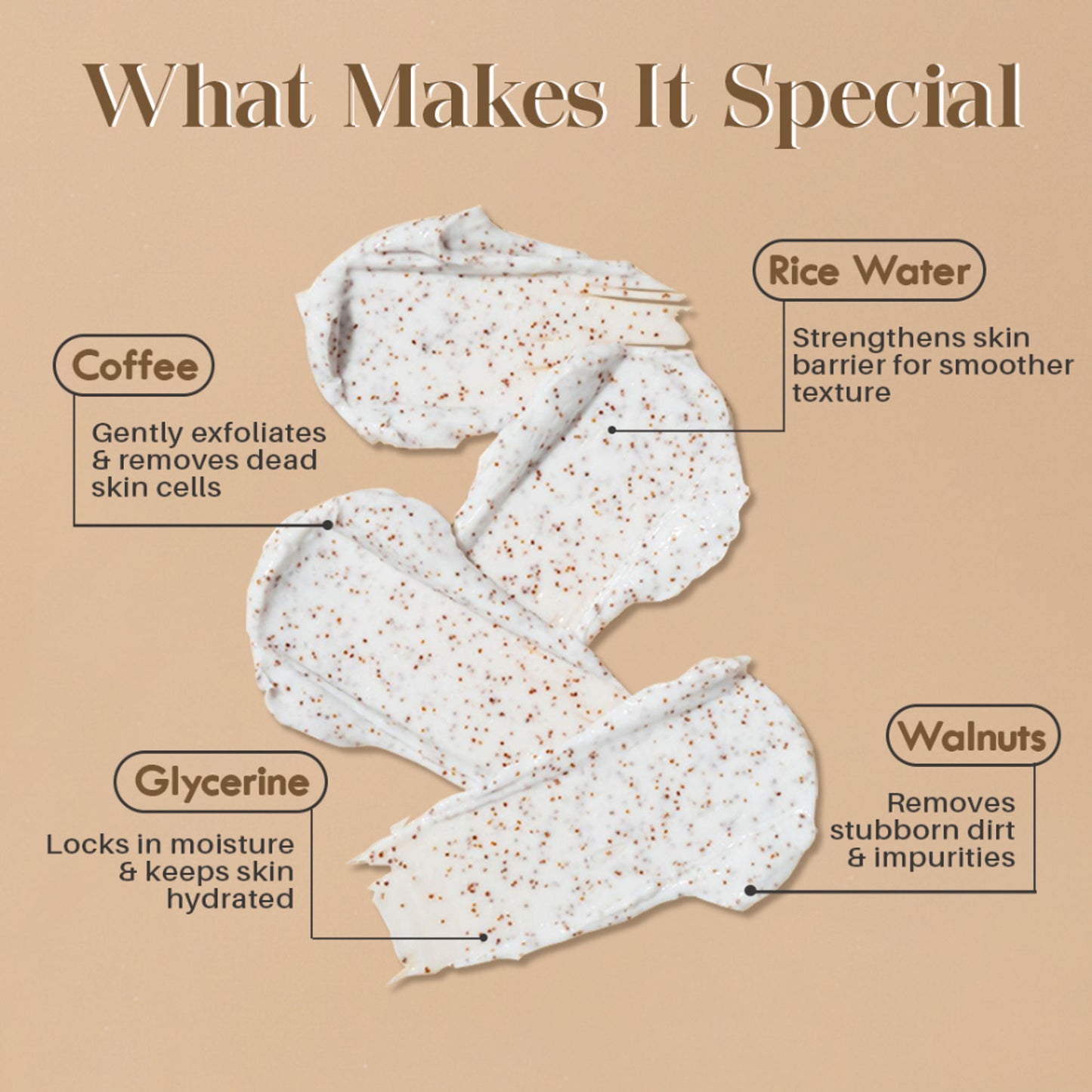 Glamveda Rice Water Brightening Scrub
