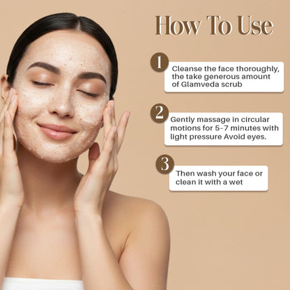 Glamveda Rice Water Brightening Scrub