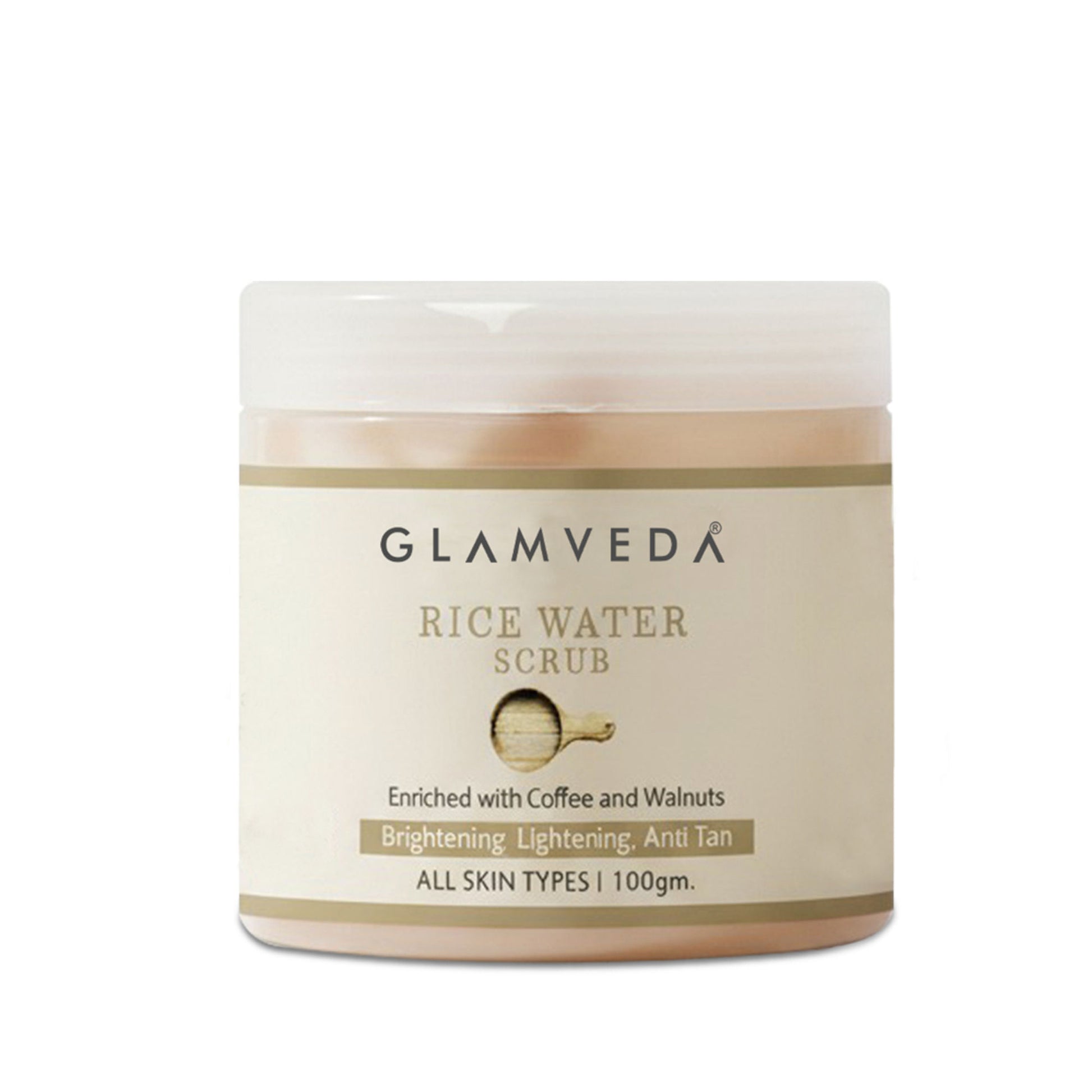 Glamveda Rice Water Brightening Scrub