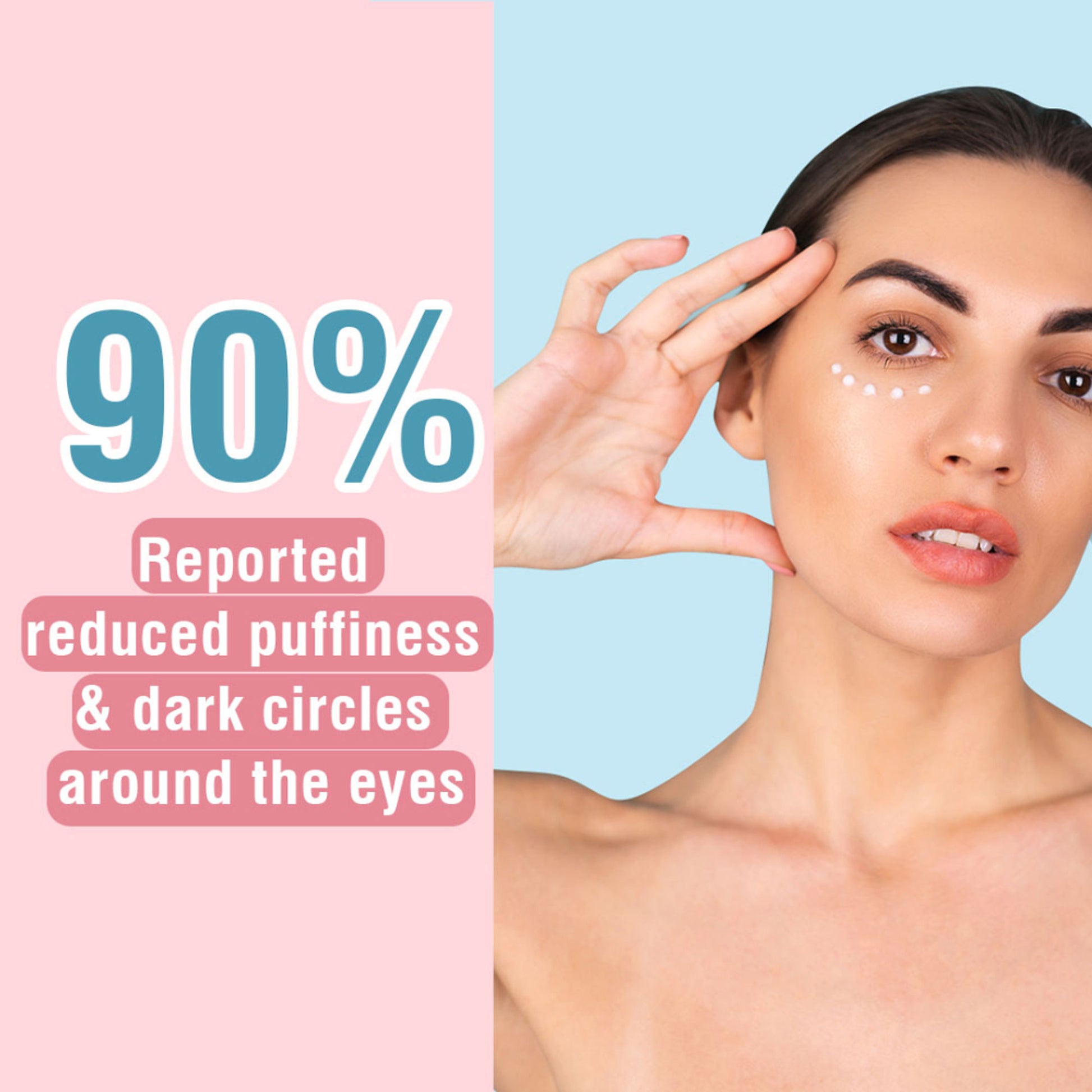 Glamveda Glass Skin Rice & Ceramide Under Eye Cream