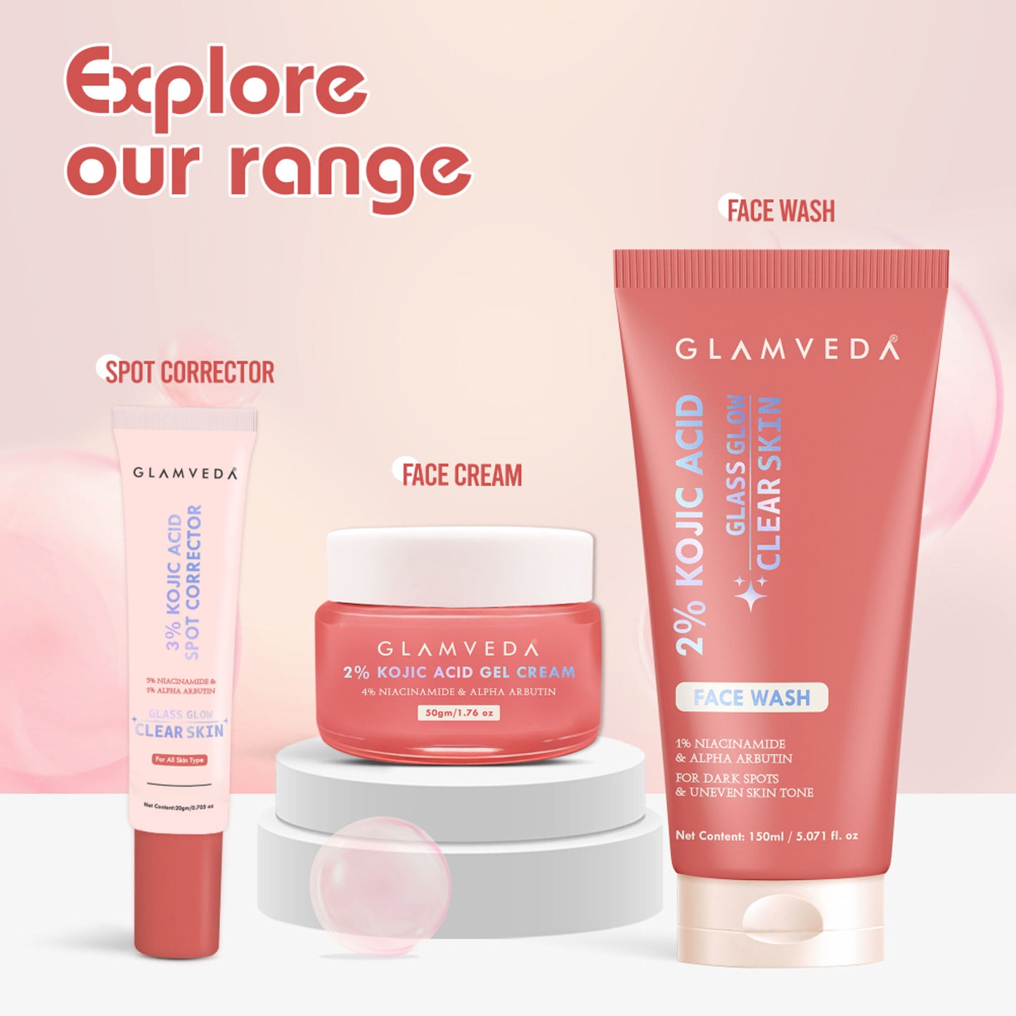 Glamveda 2% Kojic Acid Face Serum