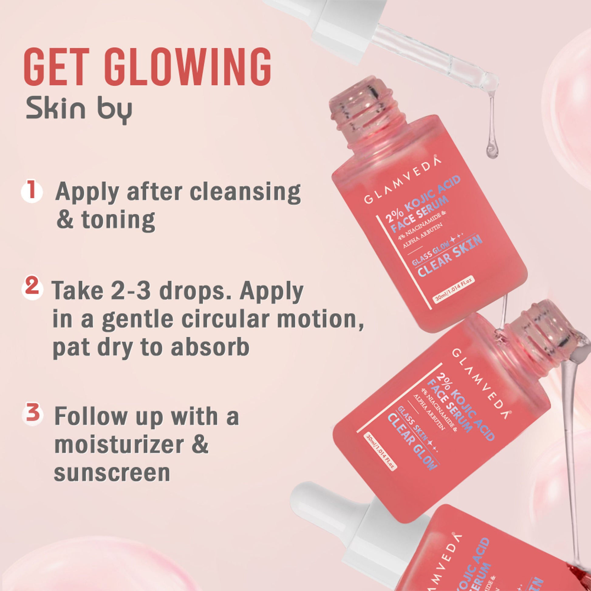 Glamveda 2% Kojic Acid Face Serum