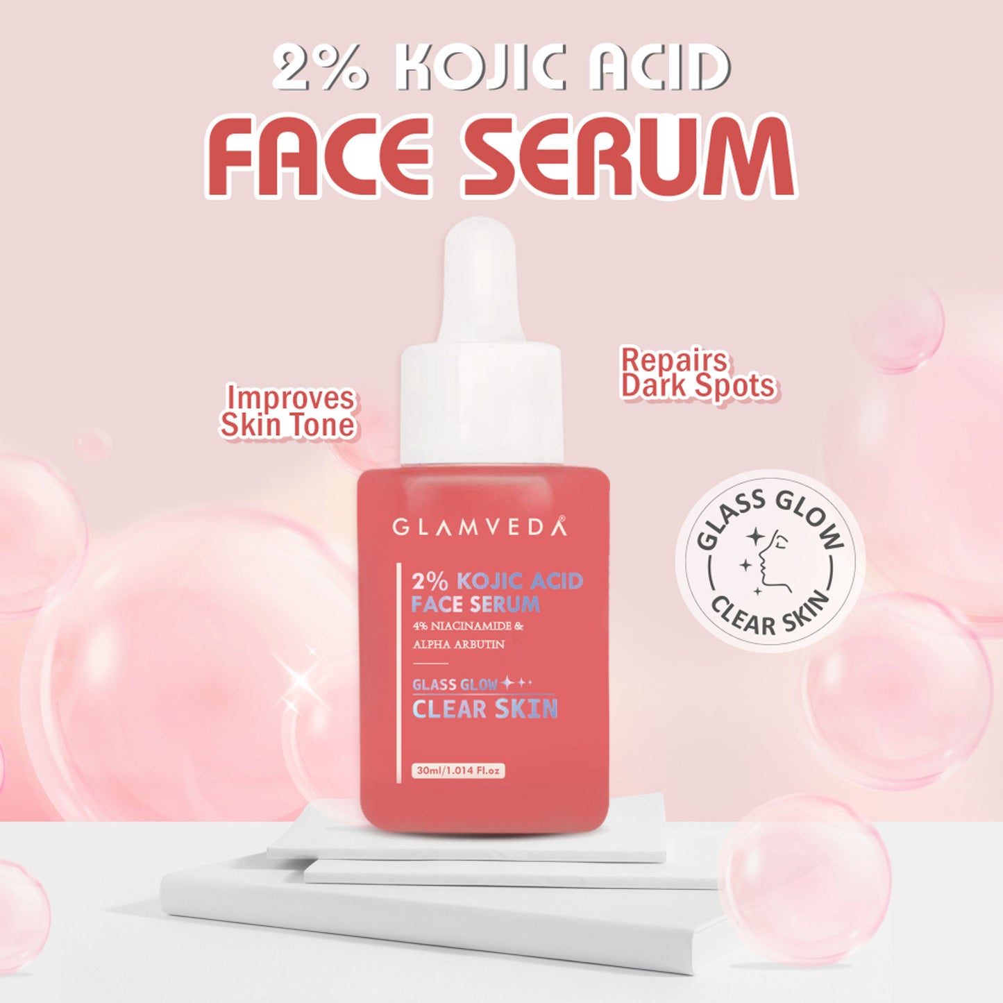 Glamveda 2% Kojic Acid Face Serum