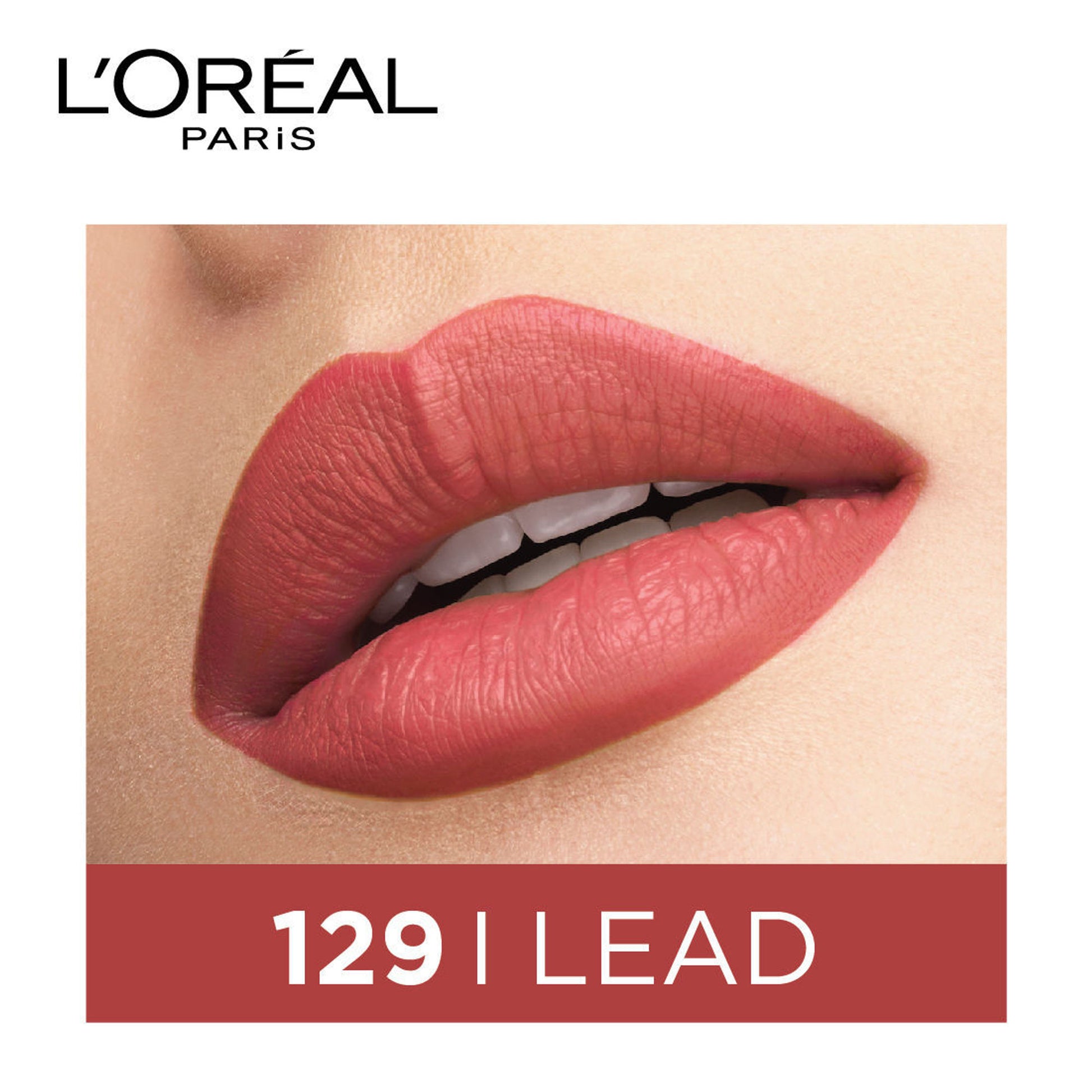 L'Oreal Paris Rouge Signature Matte Liquid Lipstick - 129 I Lead