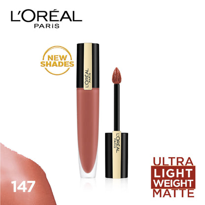 L'Oreal Paris Rouge Signature Matte Liquid Lipstick - 147 I Believe