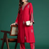 Dhiyona IE Ethnic Motifs Embroidered Sequinned Kurta with Trousers