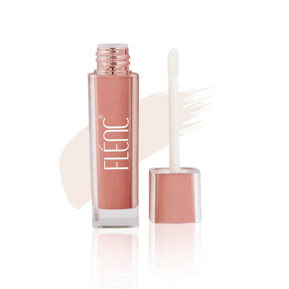 FLENC Shiny Finish & Long Lasting Lip Gloss With Tint - Snow White