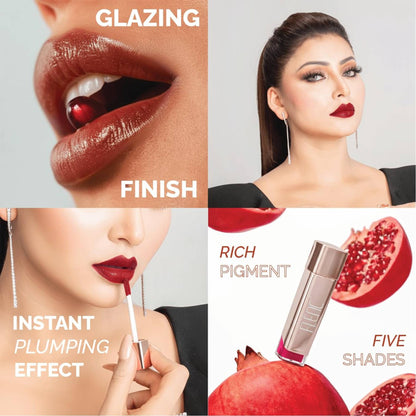 FLENC Shiny Finish & Long Lasting Lip Gloss With Tint - Snow White