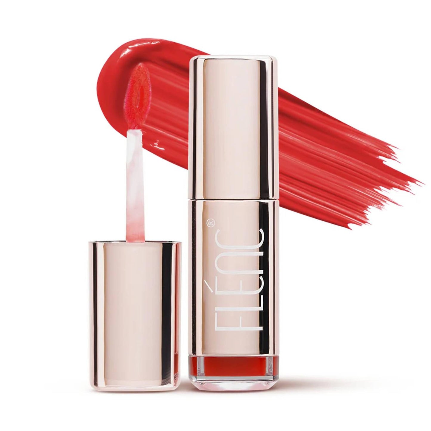 FLENC Luminous Liquid Blush & Lip Tint For A Natural Flush Cheeky Glow Tint - Crimson