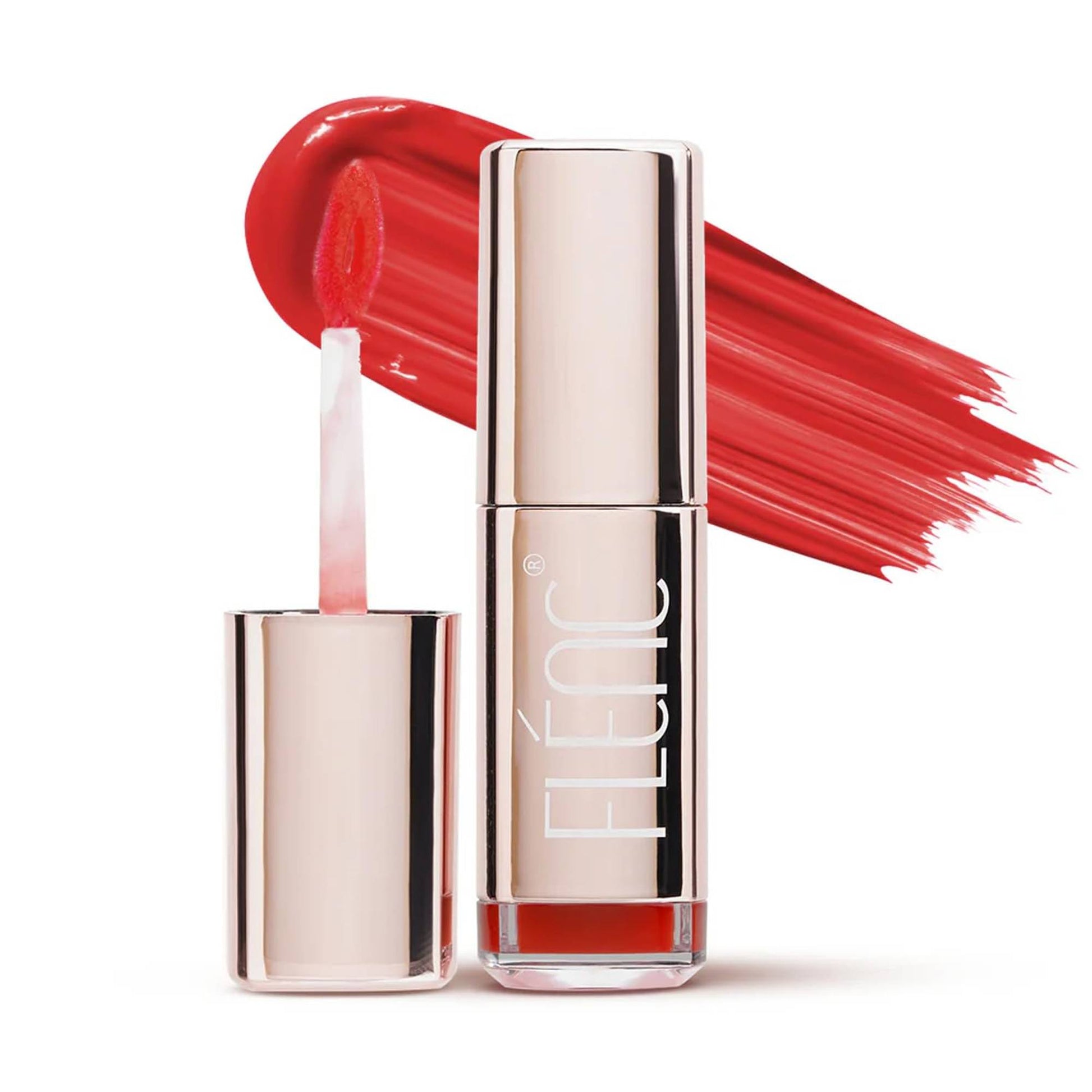 FLENC Luminous Liquid Blush & Lip Tint For A Natural Flush Cheeky Glow Tint - Crimson