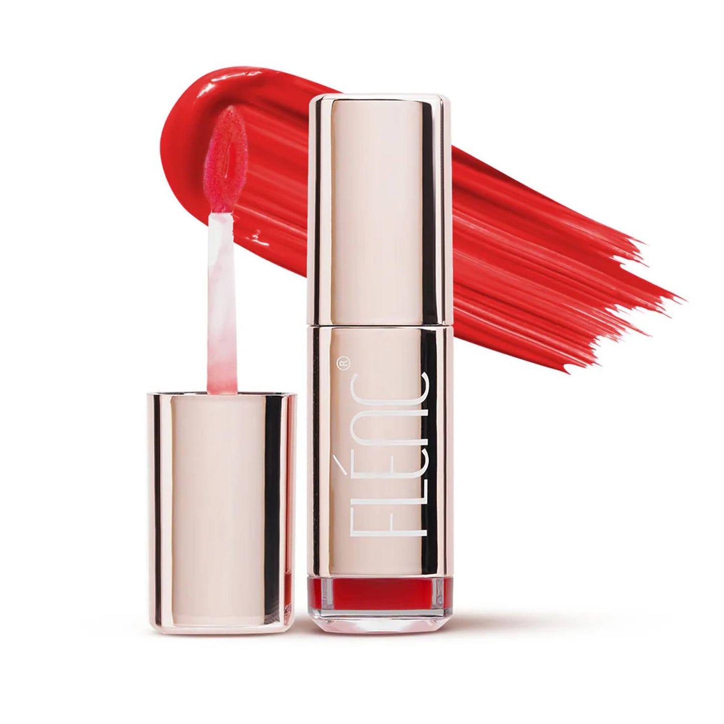FLENC Luminous Liquid Blush & Lip Tint For A Natural Flush Cheeky Glow Tint - Lava Red