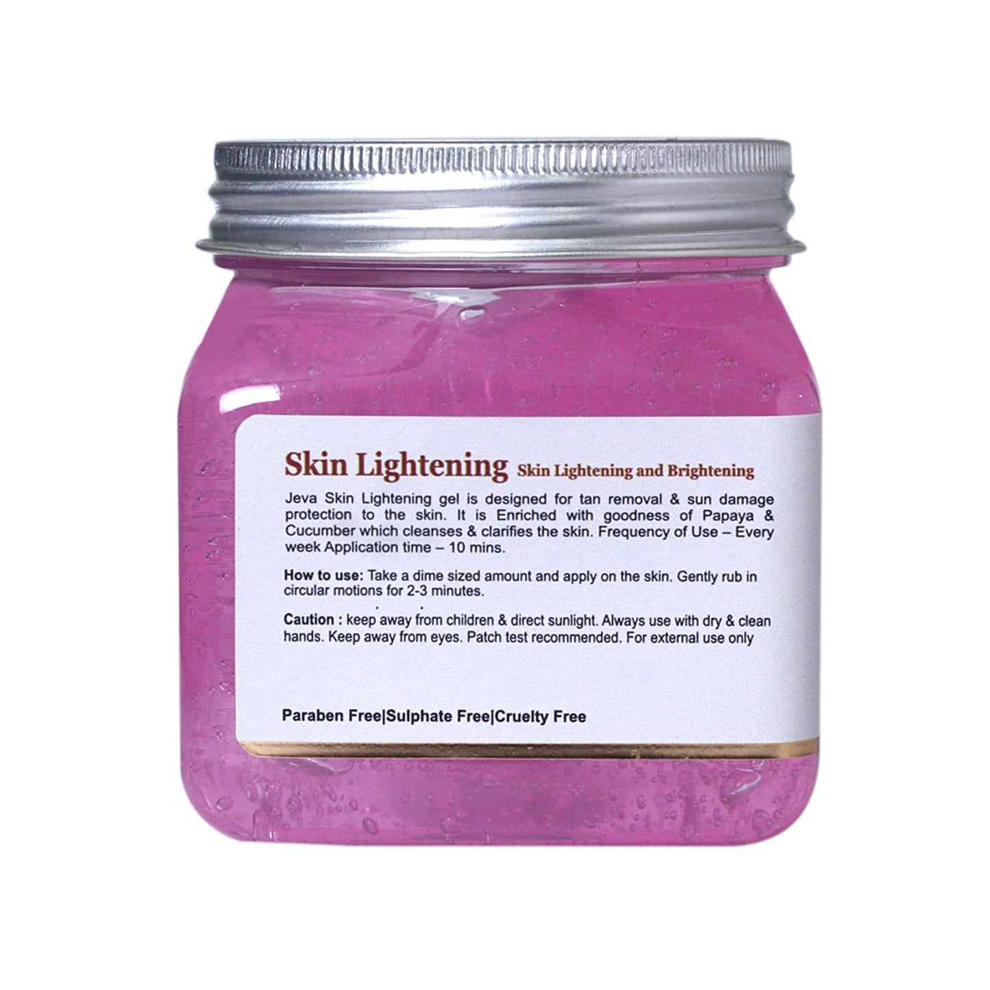 Jeva Skin Lightening Gel for Face Brightening, Even Skin Tone, Clear Glow & Hydrating Care