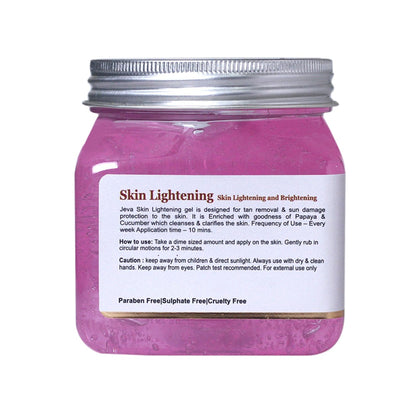 Jeva Skin Lightening Gel for Face Brightening, Even Skin Tone, Clear Glow & Hydrating Care