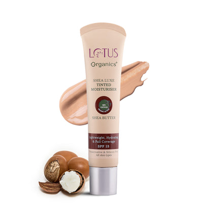 Lotus Organics Shea Luxe Tinted Moisturizer With SPF 15 - M2 Medium
