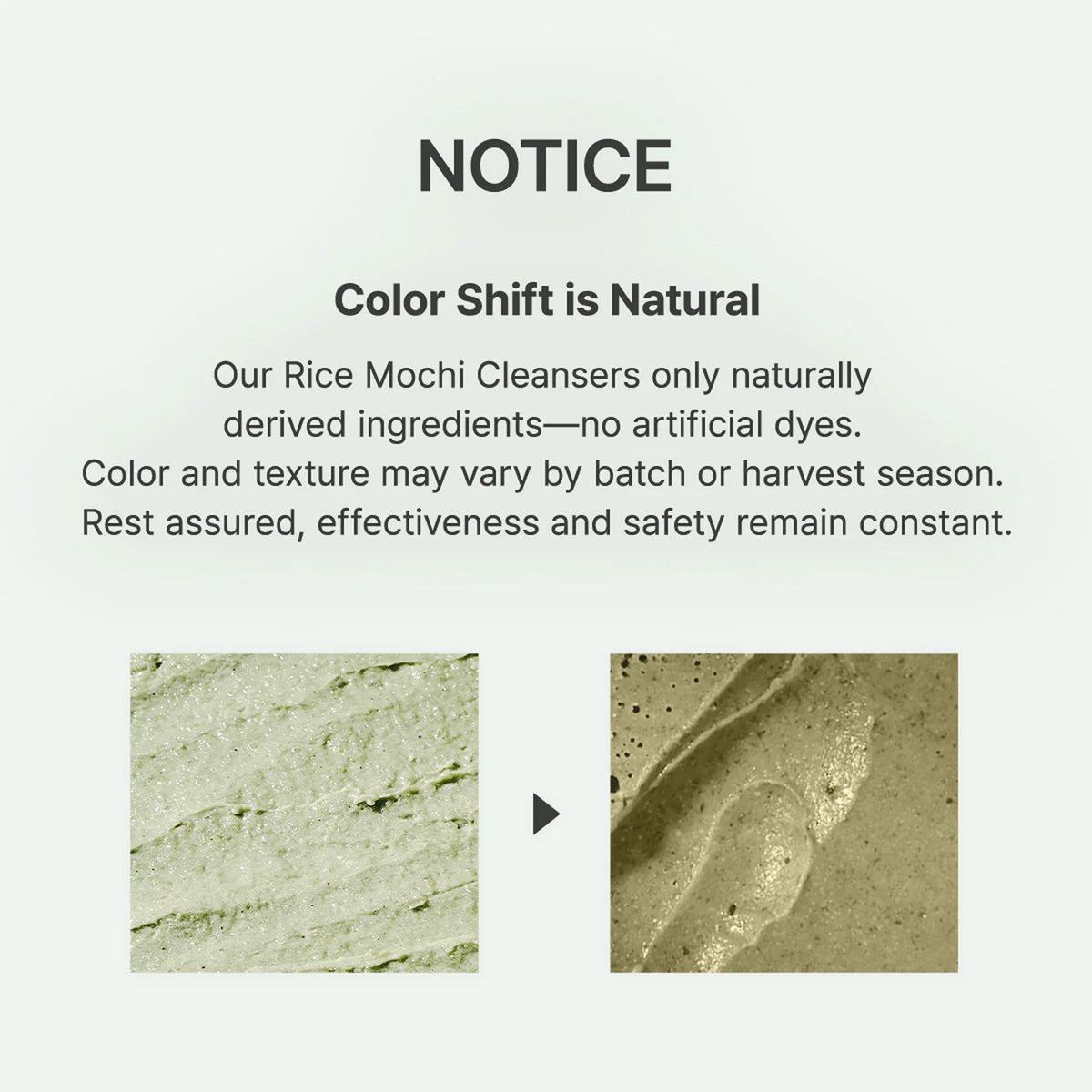 Arencia Fresh Green Rice Mochi Cleanser - Korean Cleanser, Mask & Makeup Remover, Reduces Blackheads
