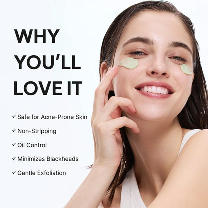 Arencia Fresh Green Rice Mochi Cleanser - Korean Cleanser, Mask & Makeup Remover, Reduces Blackheads