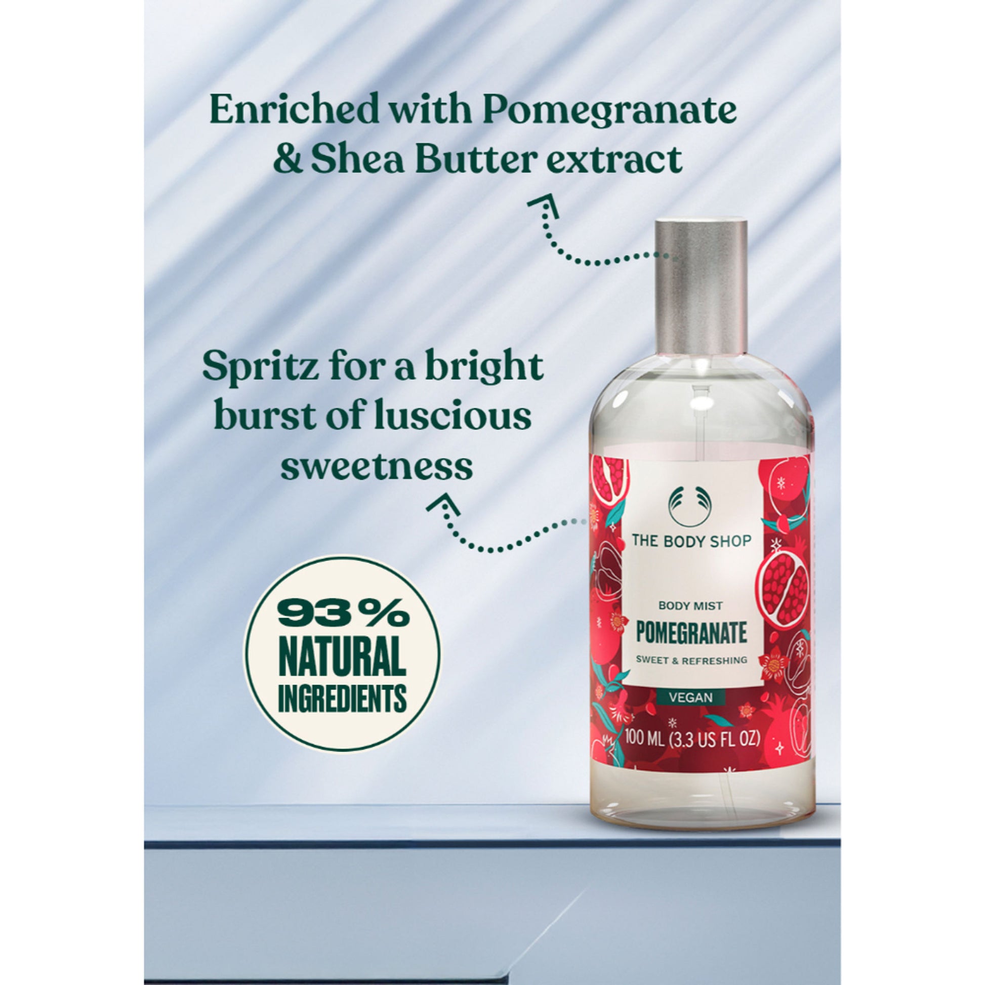 The Body Shop India Edit Pomegranate Body Mist