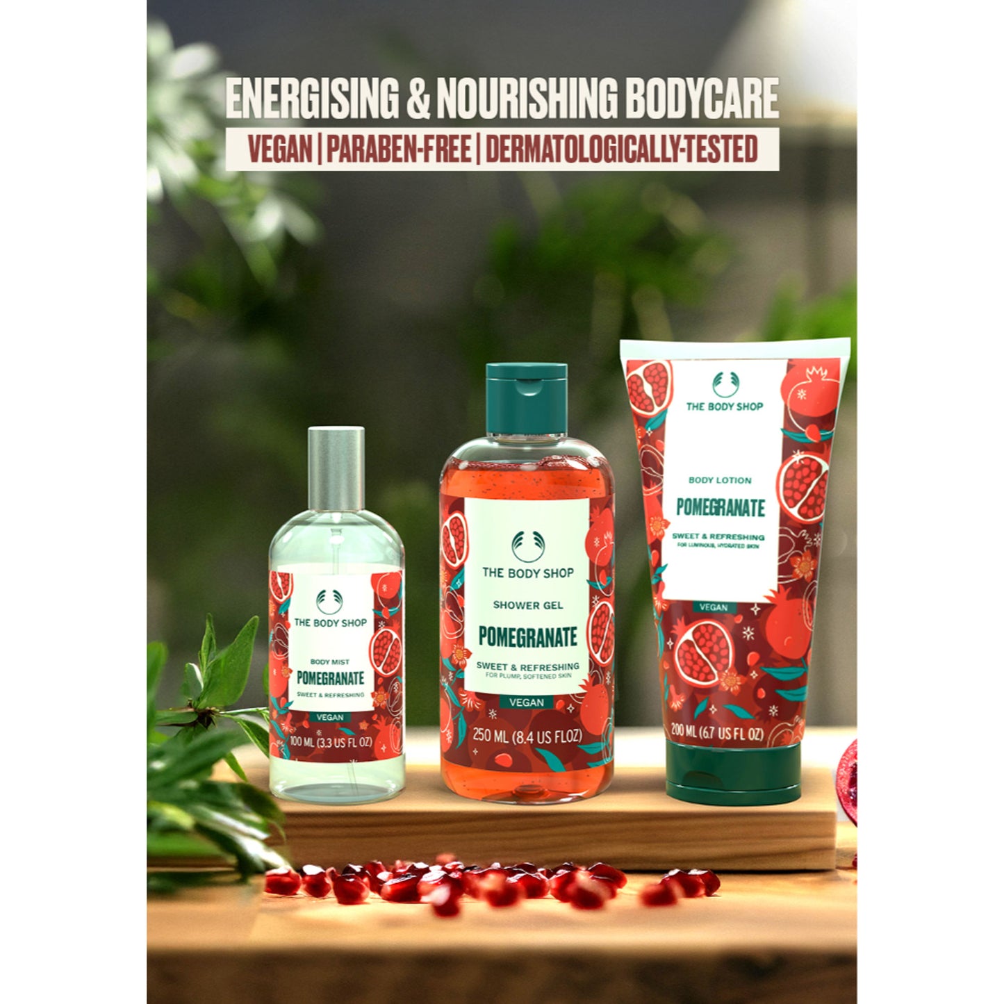 The Body Shop India Edit Pomegranate Body Mist