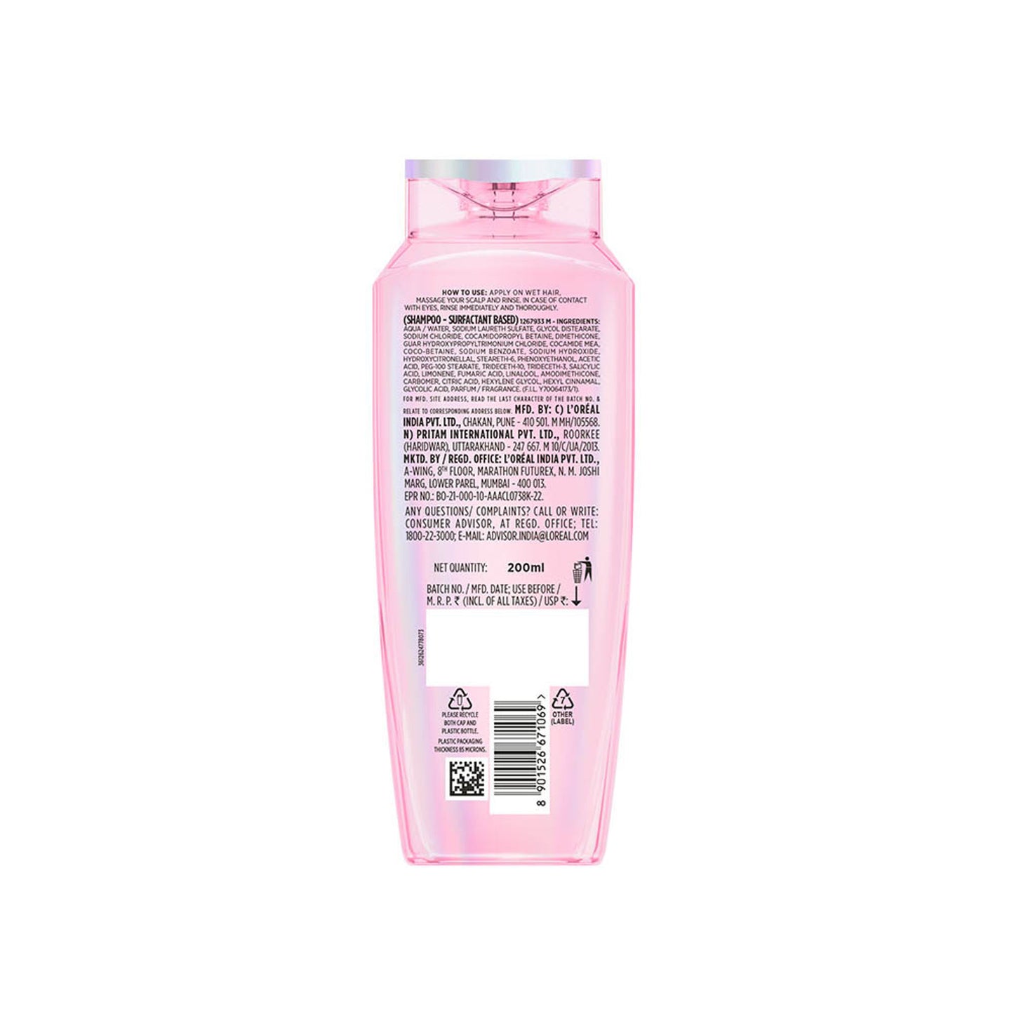 L'Oreal Paris Glycolic Gloss Shine Boosting Shampoo