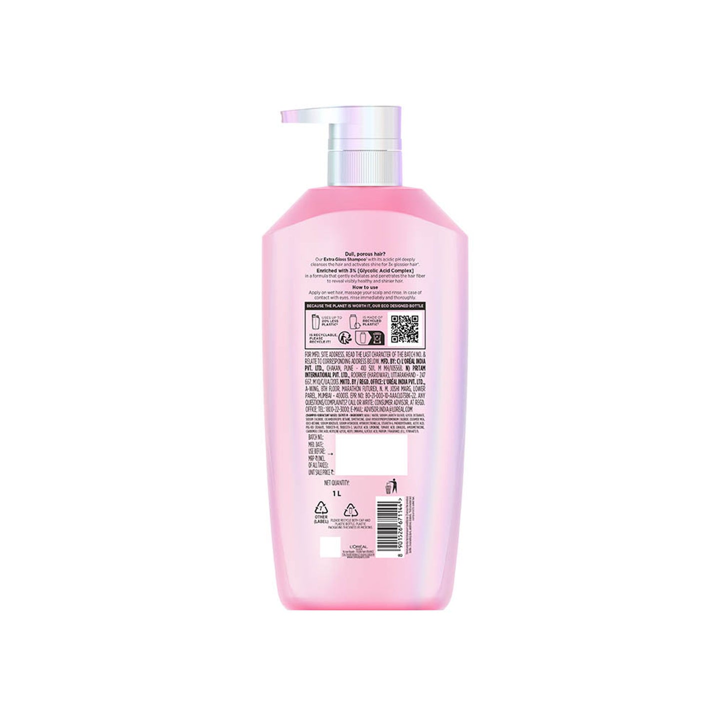 L'Oreal Paris Glycolic Gloss Shine Boosting Shampoo