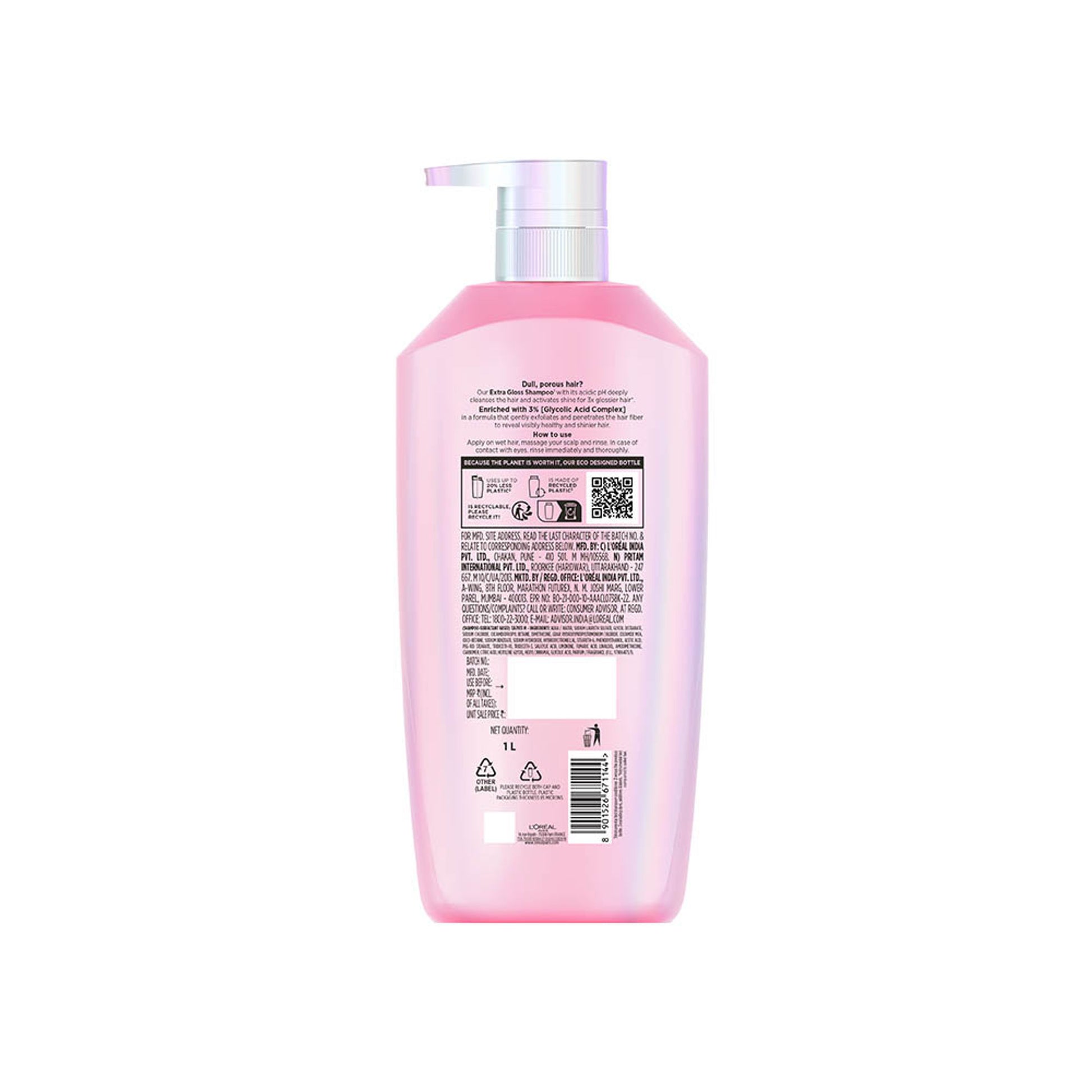 L'Oreal Paris Glycolic Gloss Shine Boosting Shampoo