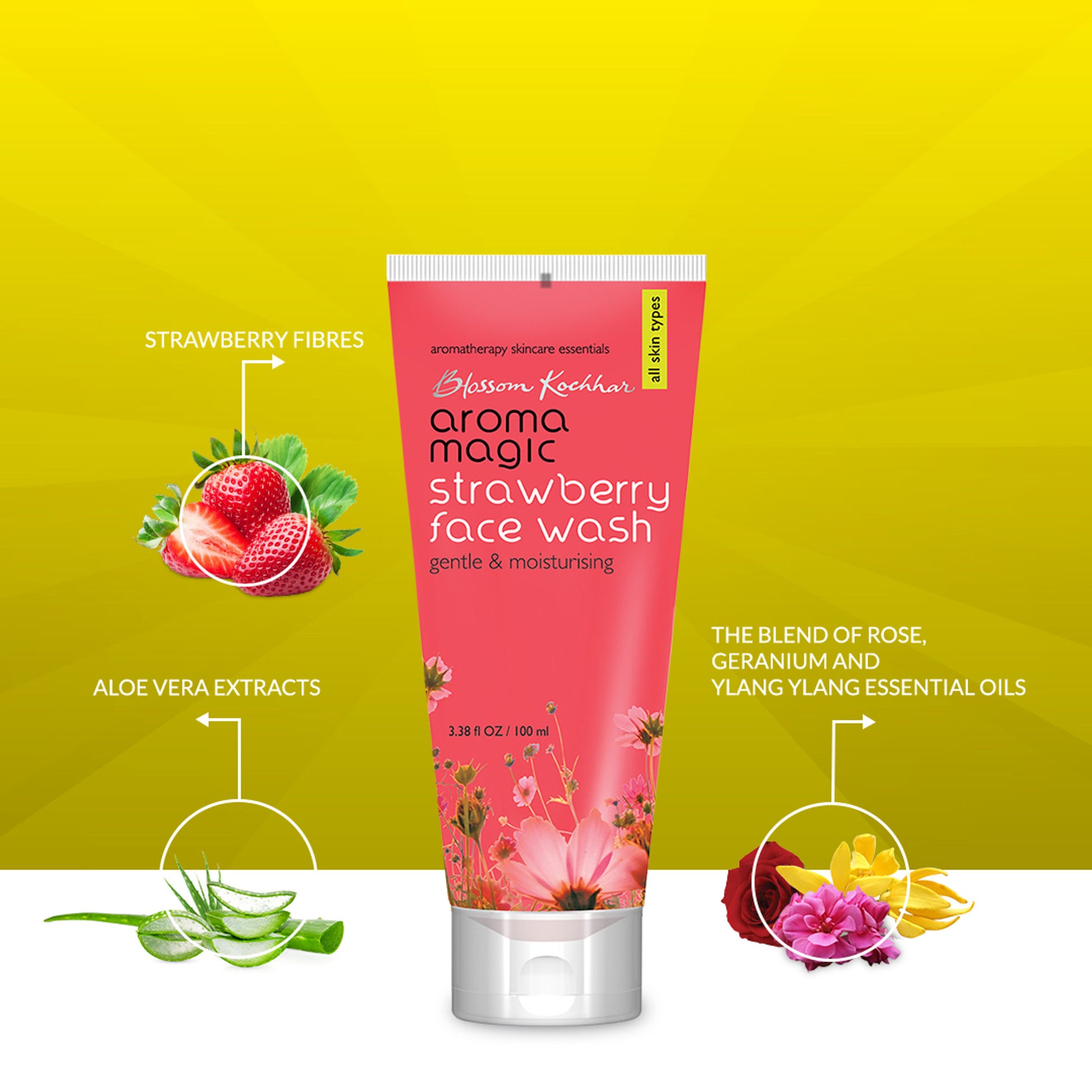 Aroma Magic Strawberry Face Wash