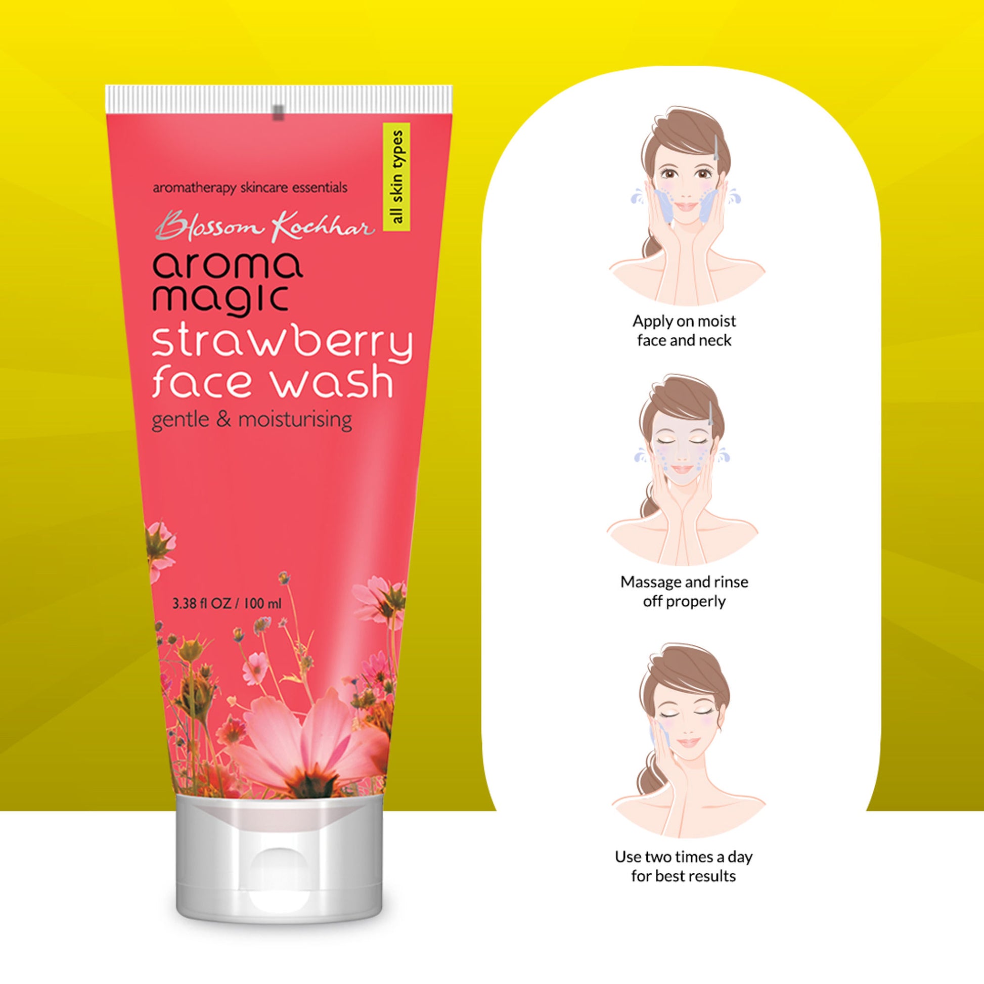 Aroma Magic Strawberry Face Wash