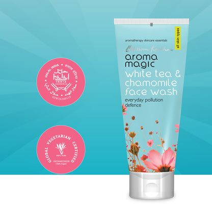 Aroma Magic White Tea & Chamomile Face Wash Everyday Pollution Defence (All Skin Types)