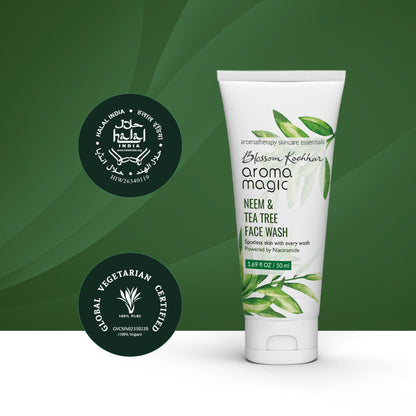 Aroma Magic Neem & Tea Tree Face Wash (Powered By Niacinamide)