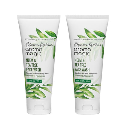 Aroma Magic Neem & Tea Tree Face Wash (Powered By Niacinamide)