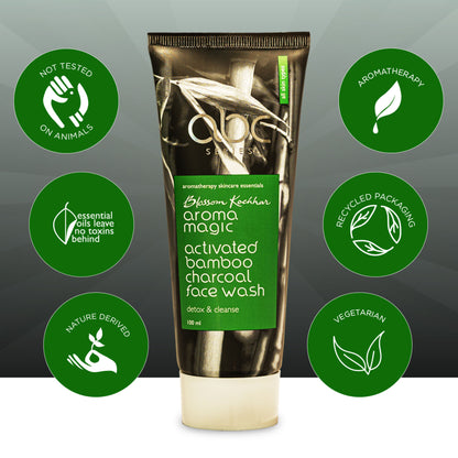 Aroma Magic Activated Bamboo Charcoal Face Wash