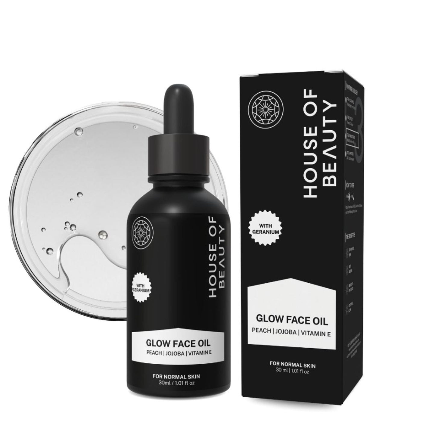 House Of Beauty Peach + Jojoba Vitamin E Super Fruit Glow Oil