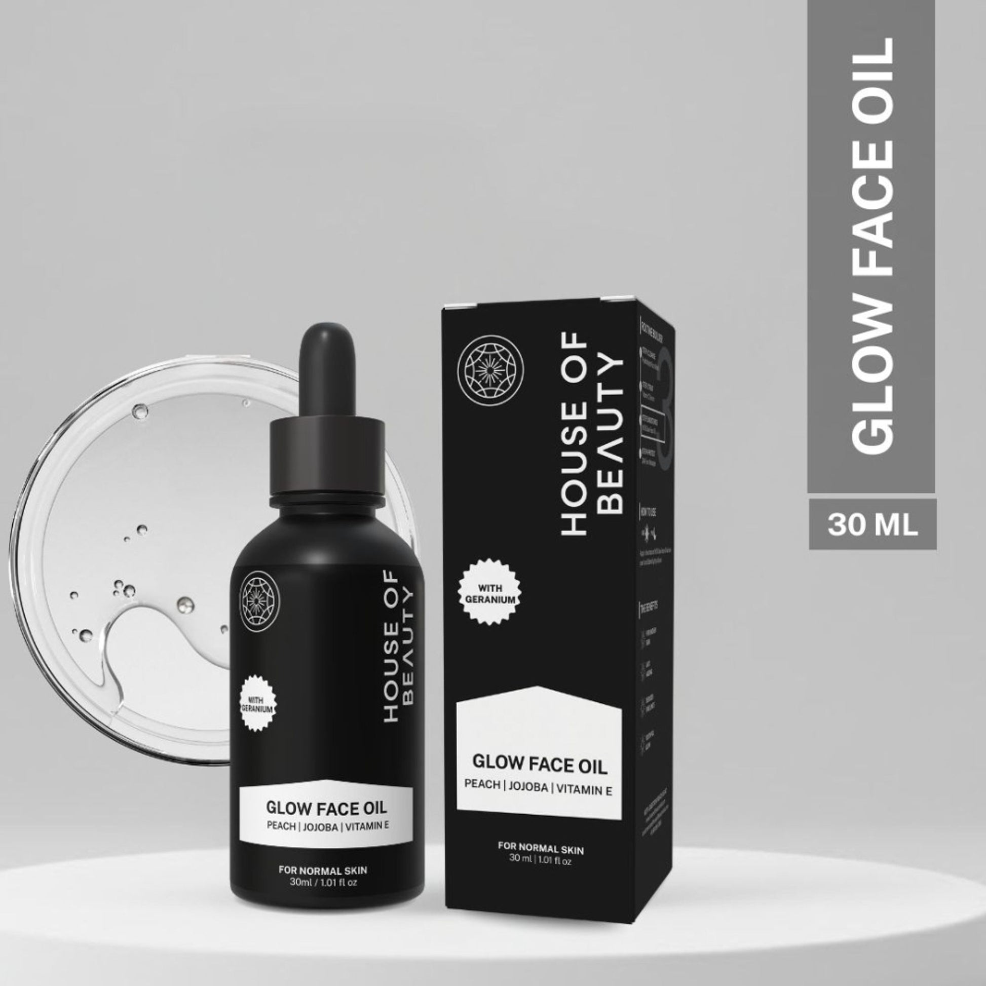 House Of Beauty Peach + Jojoba Vitamin E Super Fruit Glow Oil