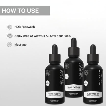 House Of Beauty Peach + Jojoba Vitamin E Super Fruit Glow Oil