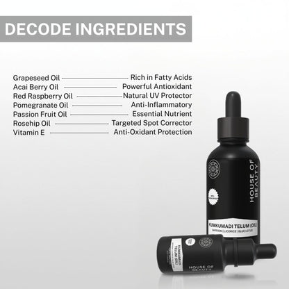 House of Beauty Pigmentation Oil (Acai Berry + Red Raspberry Passion Fruit)