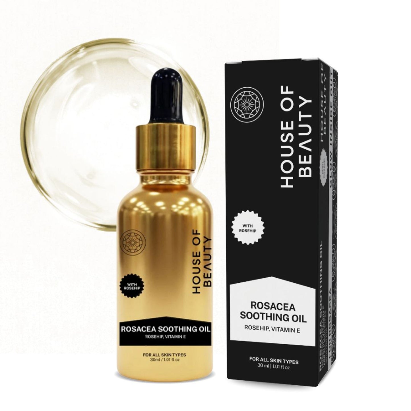 House of Beauty Rosacea Oil (Rosehip + Vitamin E)