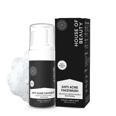 House Of Beauty Anti Acne Foam Face Wash