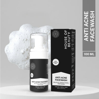 House Of Beauty Anti Acne Foam Face Wash