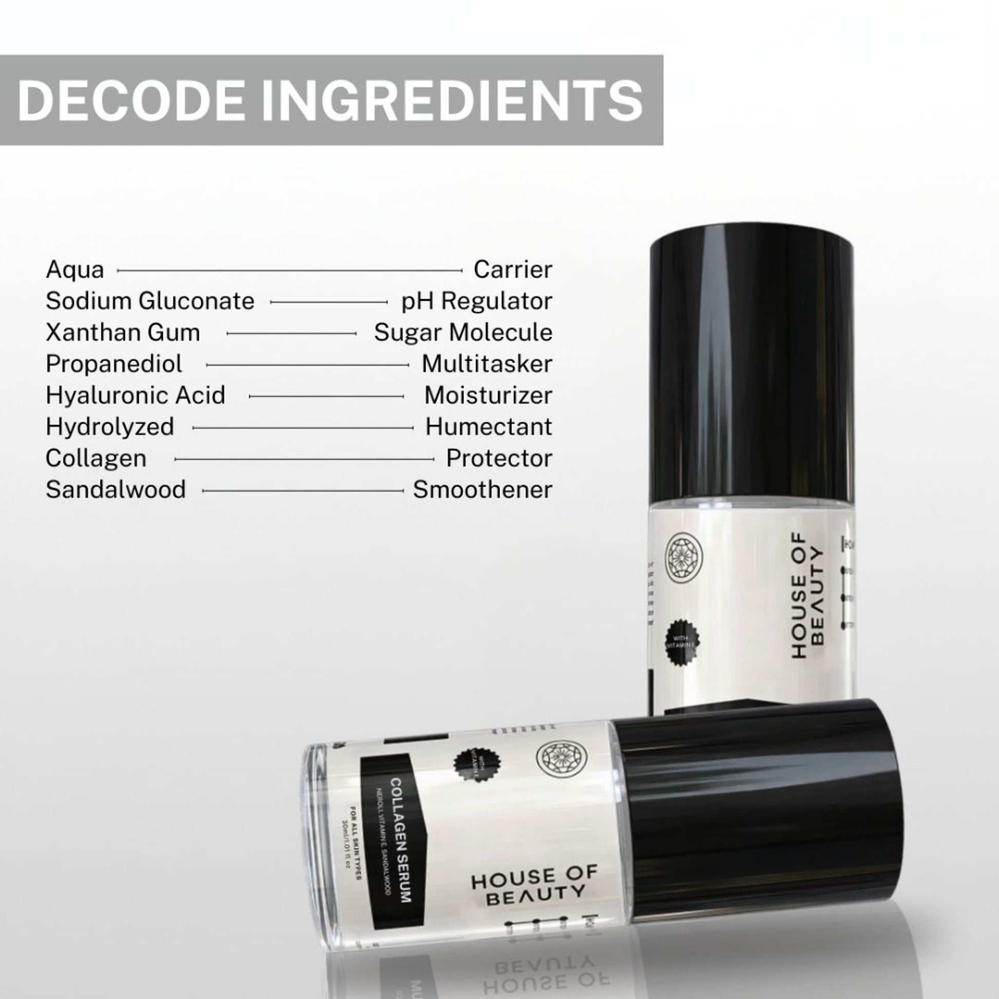 House Of Beauty Collagen Serum with Vitamin E